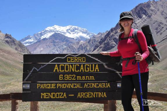 De volta ao belíssimo mirante na área da Laguna Horcones e a caminho da base da maior montanhas das Américas, o Aconcágua, na região de Mendoza, a oeste da Argentina
